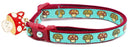 Woodland Mushrooms Breakaway Cat Collar-16