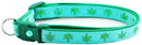 Marijuana Leaves Breakaway Cat Collar-3