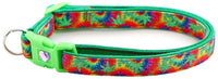 Marijuana Leaves Breakaway Cat Collar-67