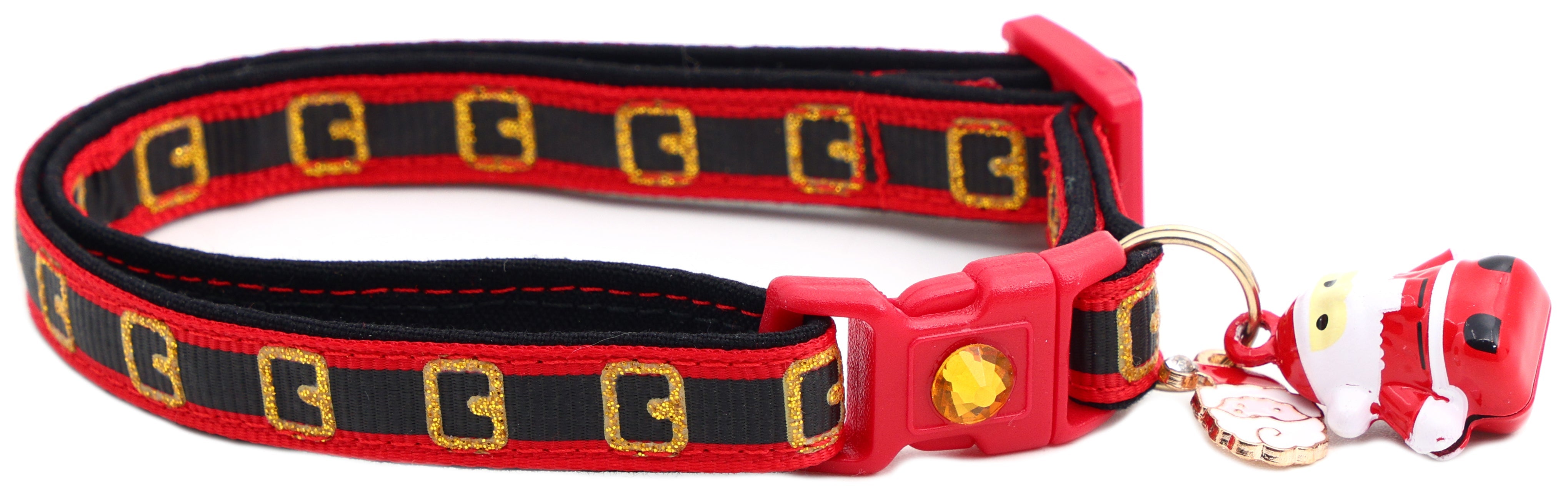 Here Comes Santa Claus Breakaway Cat Collar-13