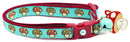 Woodland Mushrooms Breakaway Cat Collar-23