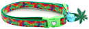 Marijuana Leaves Breakaway Cat Collar-50