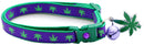 Marijuana Leaves Breakaway Cat Collar-49