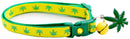 Marijuana Leaves Breakaway Cat Collar-53