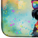 Scottish Terrier Hippie Dawg Dish Drying Mat-3