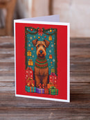 Irish Terrier Holiday Christmas Greeting Cards Pack of 8-1