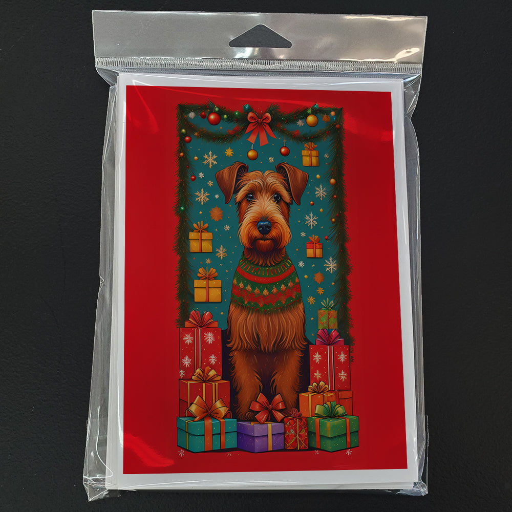 Irish Terrier Holiday Christmas Greeting Cards Pack of 8-2