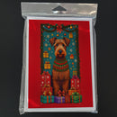 Irish Terrier Holiday Christmas Greeting Cards Pack of 8-2