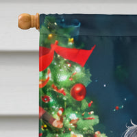 Affenpinscher Christmas House Flag-2