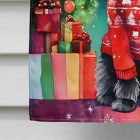 Affenpinscher Christmas House Flag-3