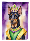 Manchester Terrier King of Mardi Gras House Flag-0
