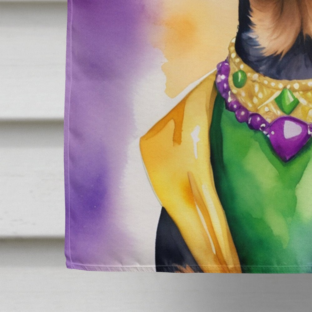 Manchester Terrier King of Mardi Gras House Flag-3
