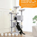 54in Multi-Level Cat Tower Funny 2 Condo by Tail chasers