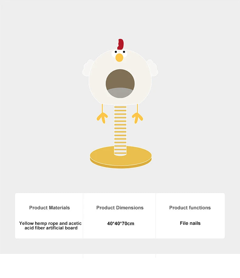 Chicken Coop Cat Tree by Tail chasers