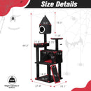 Gothic Cat Tree with Coffin Bed by Tail chasers