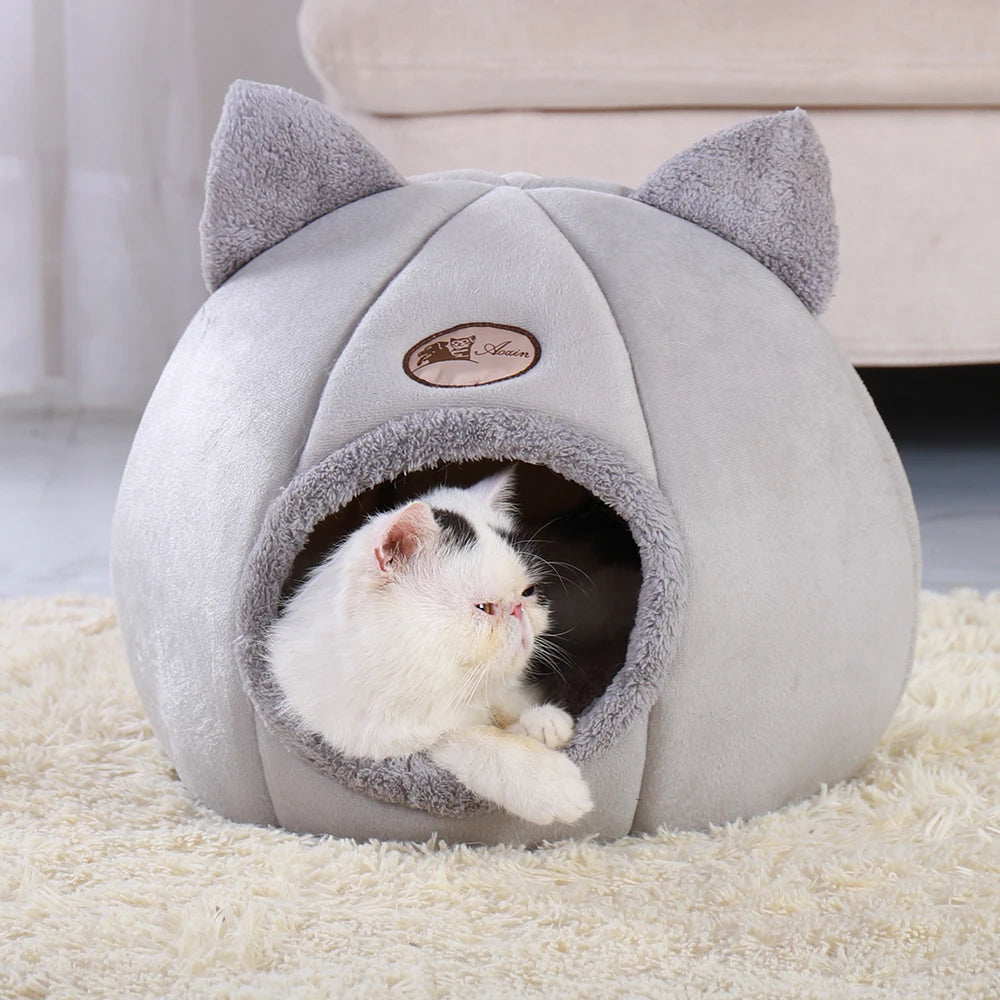 Cozy Cave Pet Bed - Ultimate Comfort Hideaway