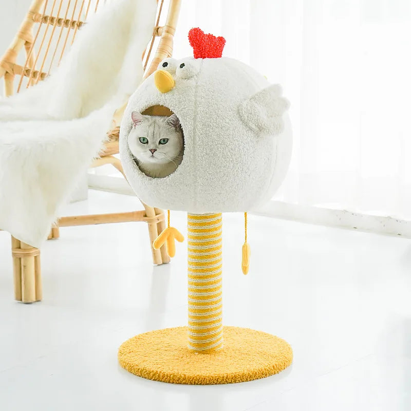Chicken Coop Cat Tree