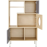 Modern Bookcase Cat Tree with Storage by Tail chasers