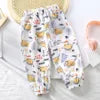 Kids Anti-Mosquito Summer Pants - Lightweight Floral Design