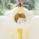 Chicken Coop Cat Tree by Tail chasers
