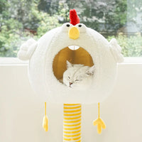 Chicken Coop Cat Tree by Tail chasers