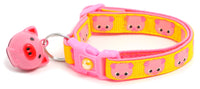 Pink Pigs Breakaway Cat Collar-9