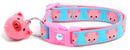 Pink Pigs Breakaway Cat Collar-4