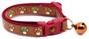 Woodland Mushrooms Breakaway Cat Collar-6