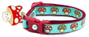 Woodland Mushrooms Breakaway Cat Collar-12