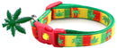 Marijuana Leaves Breakaway Cat Collar-26