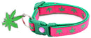 Marijuana Leaves Breakaway Cat Collar-30