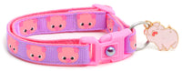 Pink Pigs Breakaway Cat Collar-17