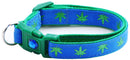 Marijuana Leaves Breakaway Cat Collar-63