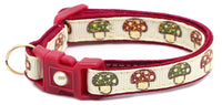 Woodland Mushrooms Breakaway Cat Collar-28