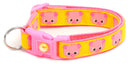 Pink Pigs Breakaway Cat Collar-24