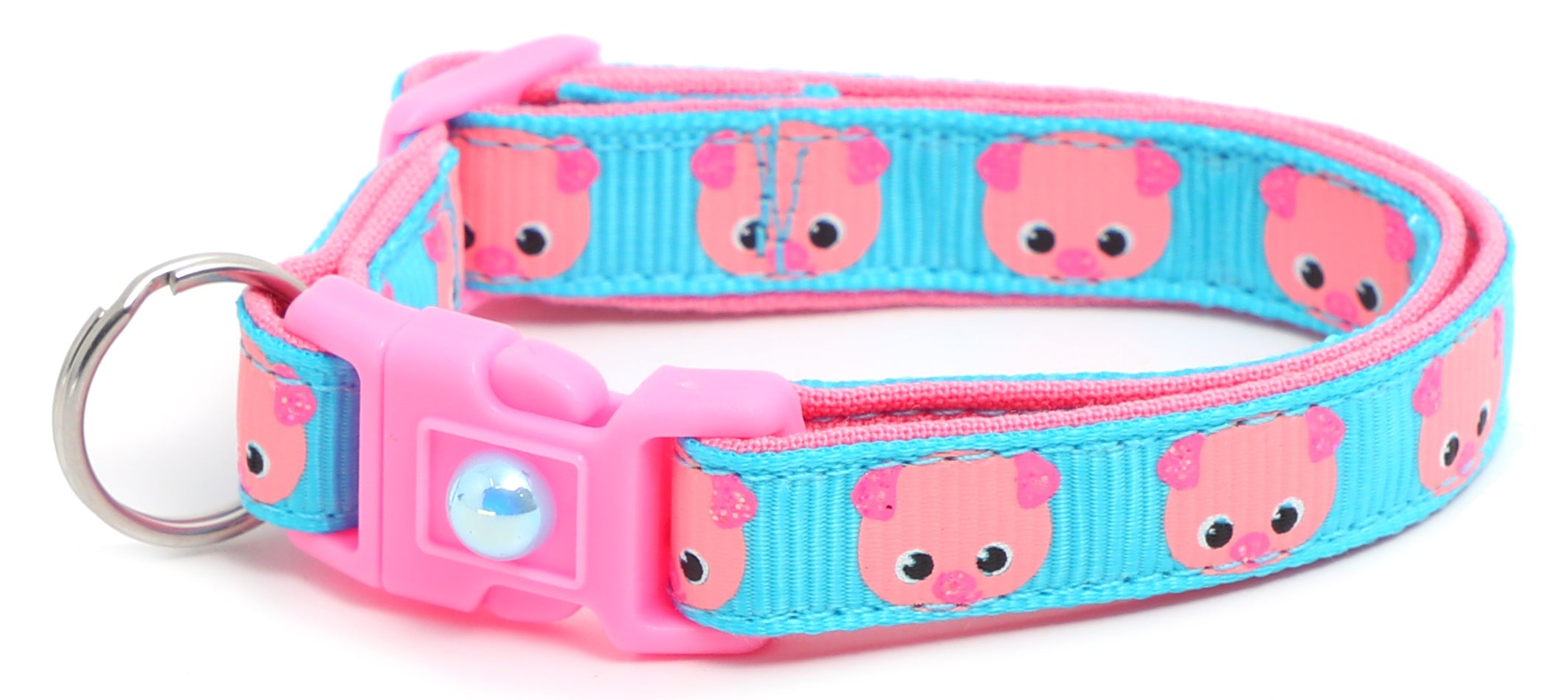 Pink Pigs Breakaway Cat Collar-22
