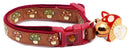 Woodland Mushrooms Breakaway Cat Collar-20