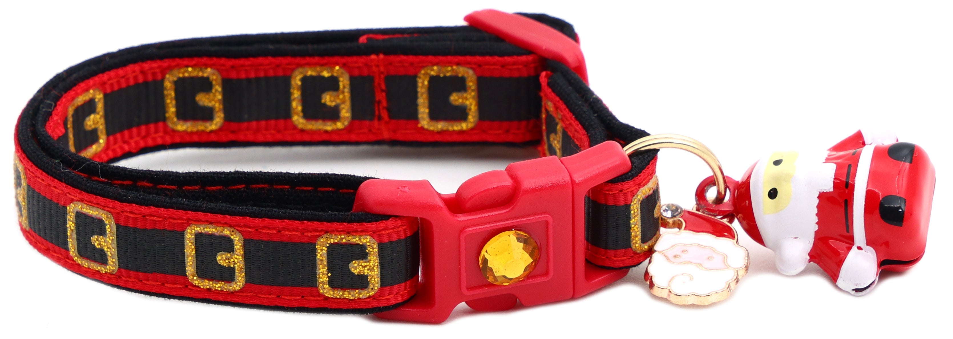 Here Comes Santa Claus Breakaway Cat Collar-11