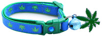 Marijuana Leaves Breakaway Cat Collar-46