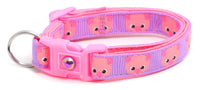 Pink Pigs Breakaway Cat Collar-25