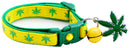 Marijuana Leaves Breakaway Cat Collar-45