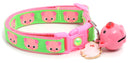 Pink Pigs Breakaway Cat Collar-19