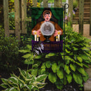 Norwegian Forest Cat Halloween Garden Flag-1