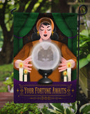 Norwegian Forest Cat Halloween Garden Flag-2