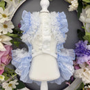 Handmade Cinderella Puppy Costume Dog Dress