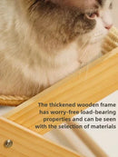 Cat Recliner Lounge - Portable Sisal Scratching Sofa