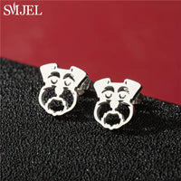 Dog Breed Cartoon Stud Earrings - Dachshund, Corgi & Chihuahua Designs