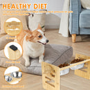 Bamboo Elevated Bowl Stand by Tail chasers