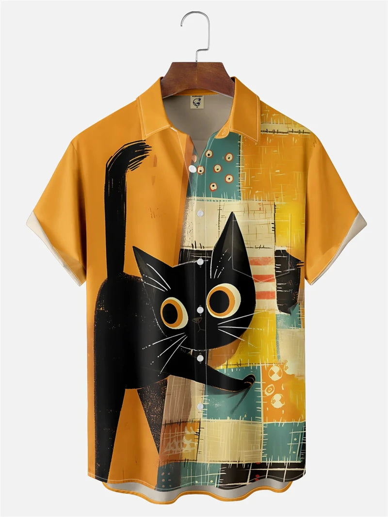 Trendy Summer Short Sleeve 3D Printed