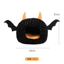Halloween Bat Pet Cave Bed - Cozy Fall & Winter Warmth